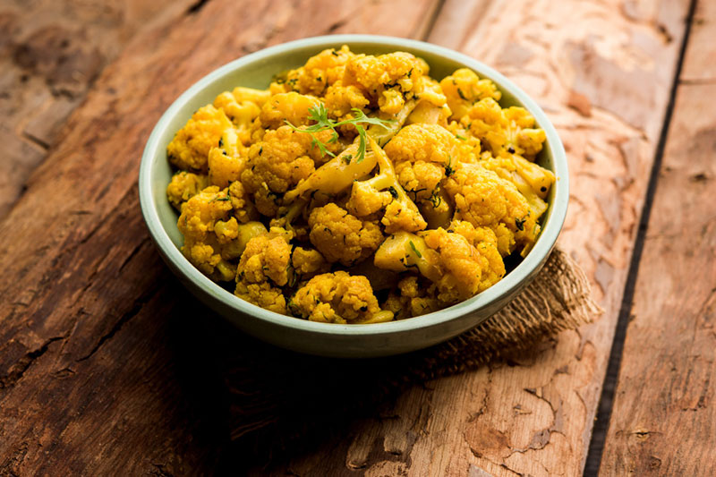 Cauliflower Poriyal