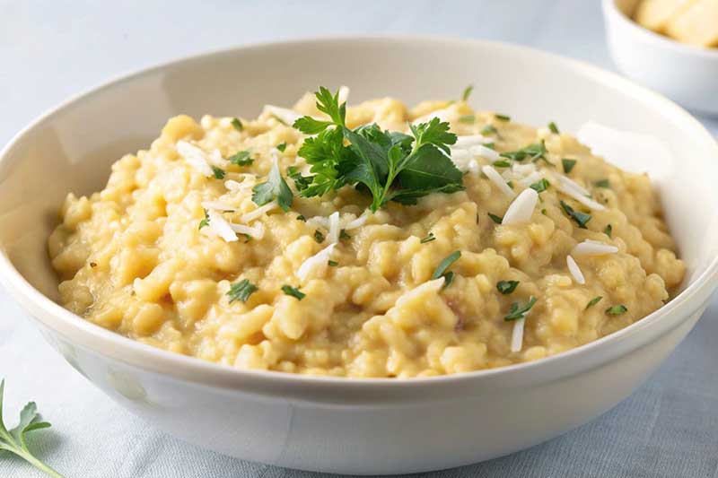 Bajra Risotto with Makhani Sauce