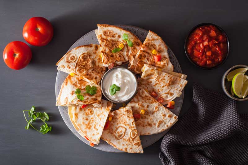 Paneer Tikka Quesadilla