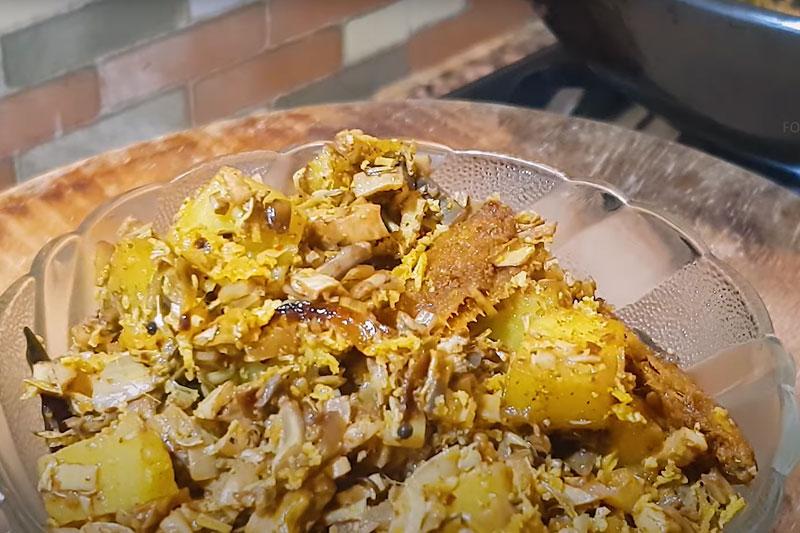 Banana Flower Thoran