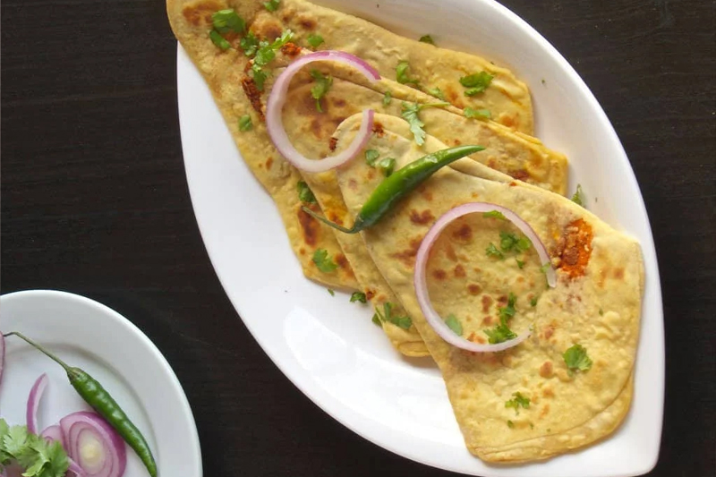 Besan Masala Roti
