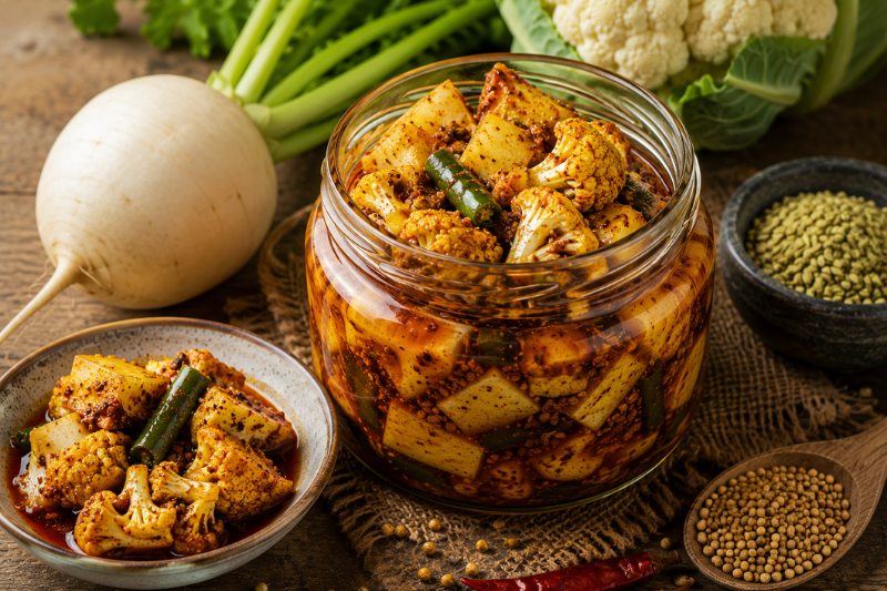 Gobhi Shalgam Achaar