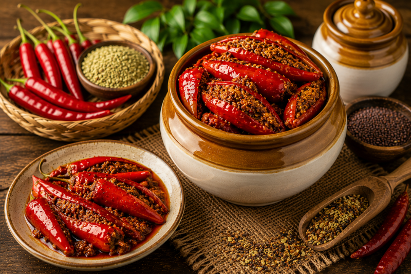 Bharwan Lal Mirch Ka Achaar